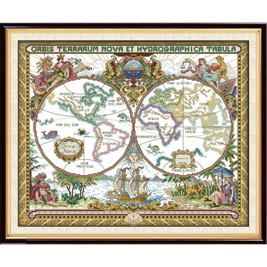 Old world map