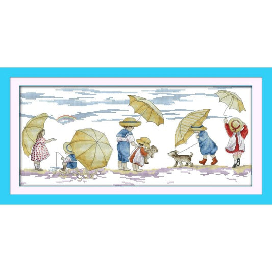 Playing on the beach (1)