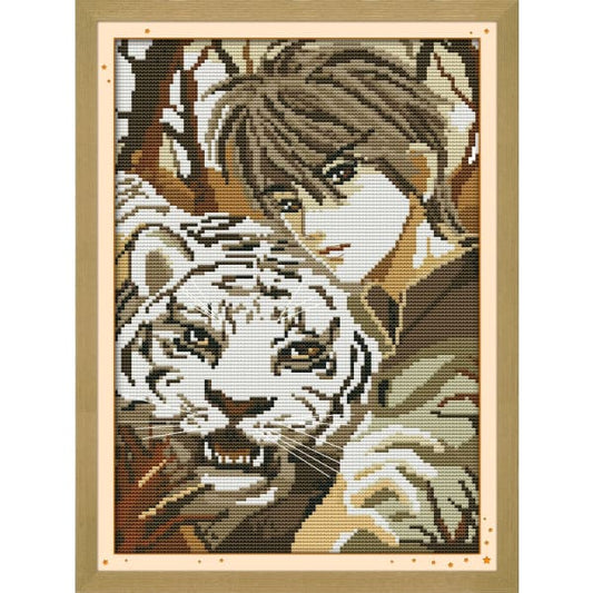 Pretty boy and tiger