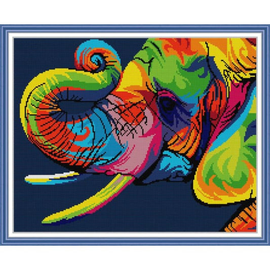 Rainbow elephant