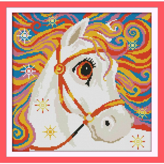 Rainbow horse
