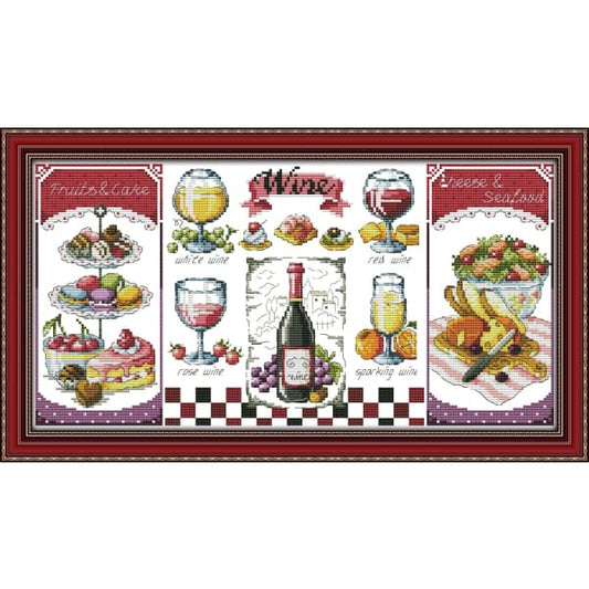 Red wine and desserts