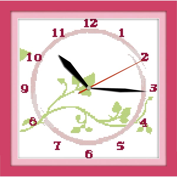 Rose clock(3,triptych)