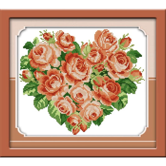 Rose heart(1)Orange