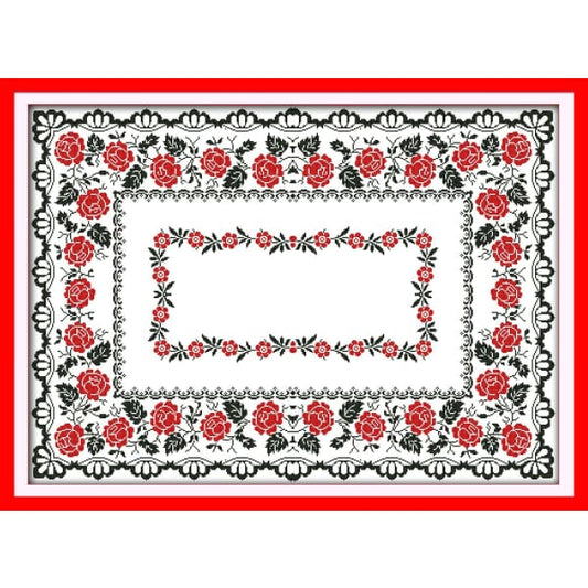 Rose tablecloth