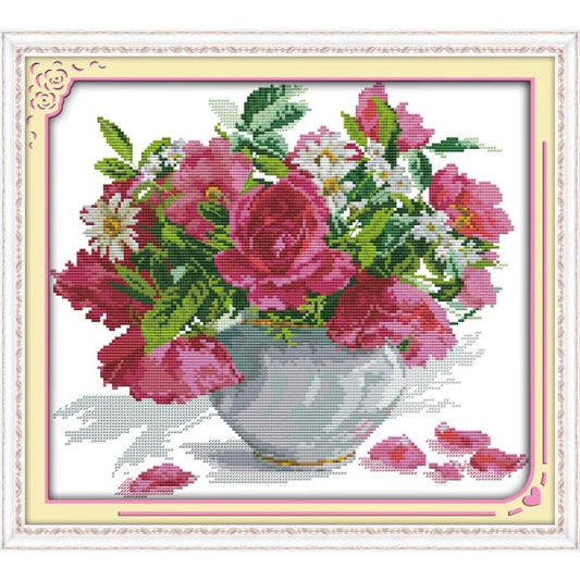 Roses and daisies