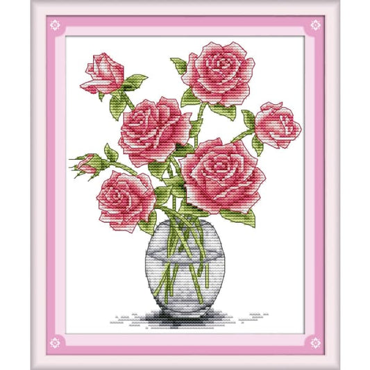Roses in vase