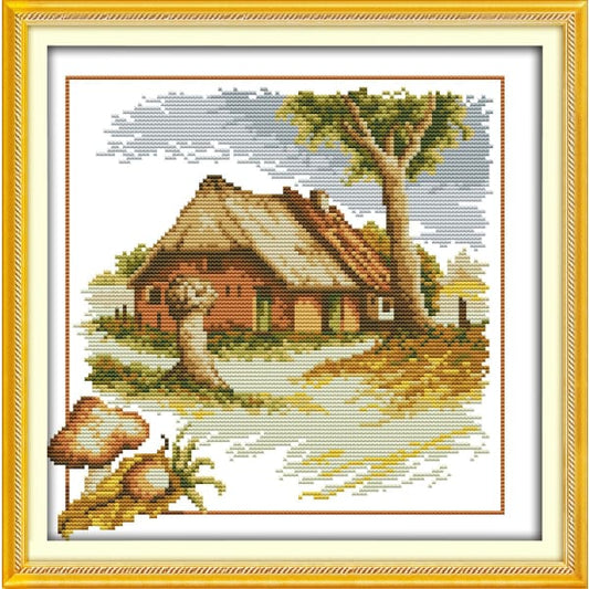 Rural cottage (autumn)