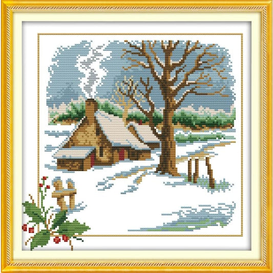 Rural cottage (winter)