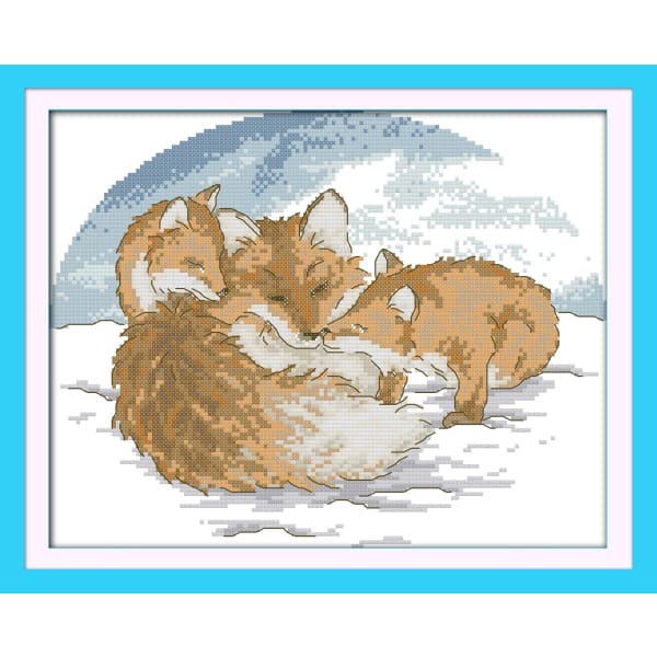 Snow fox – Needlework Australia