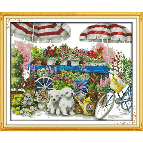 Sunny flower shop