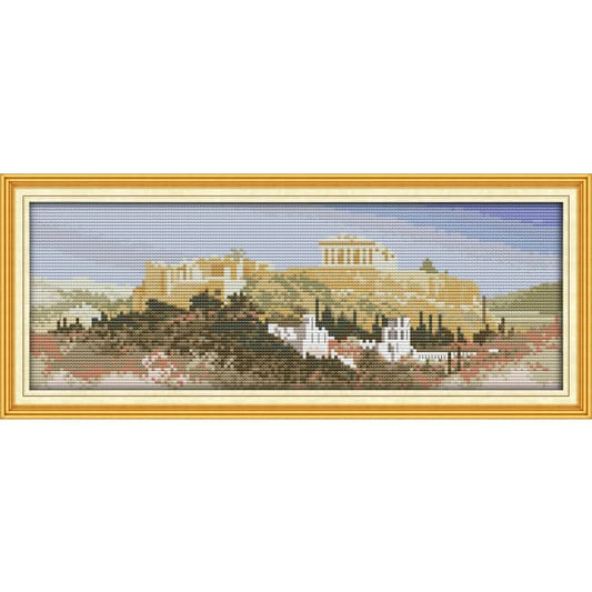 The Acropolis in Athens Greece