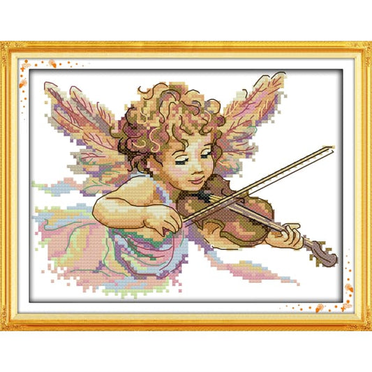 The angel who plays the violin
