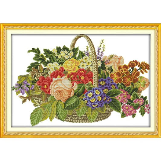 The basket of flowers (1)