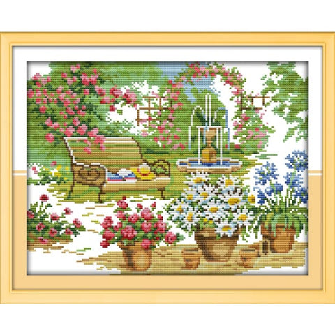 The beautiful garden