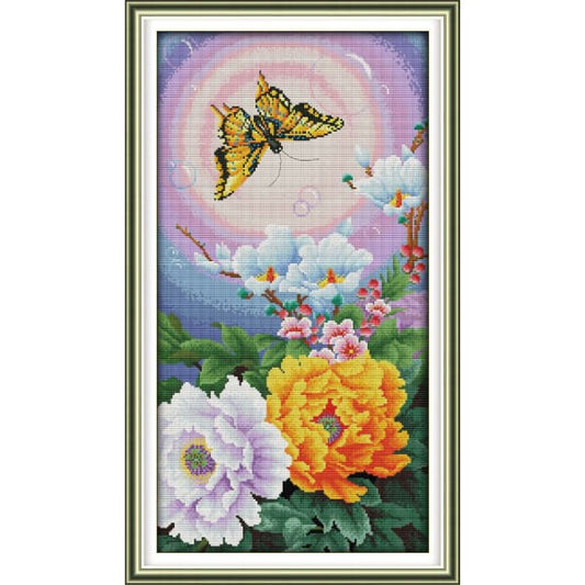 The butterfly and flowers(6)