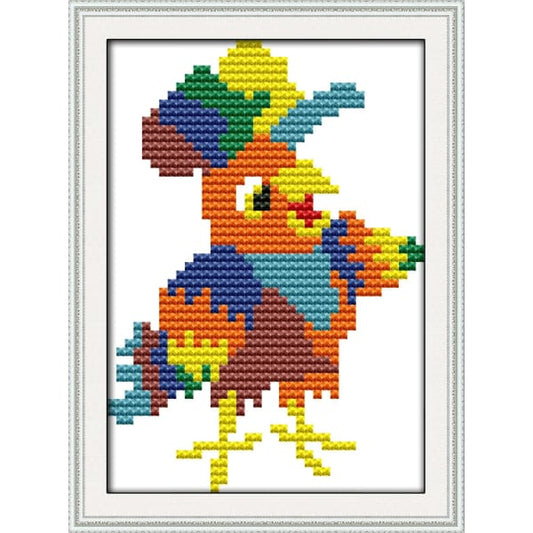 The colorful cock