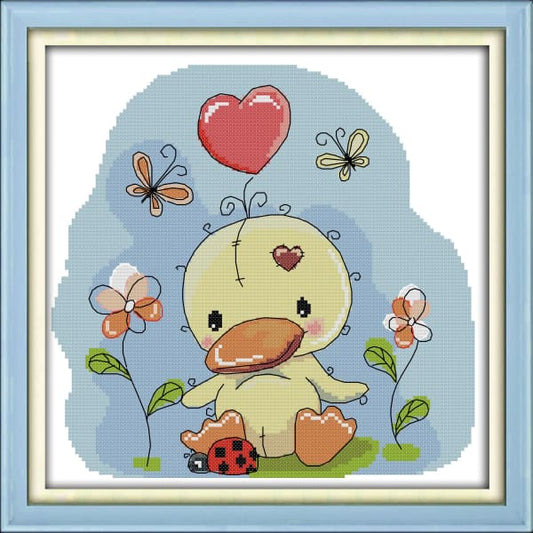 The cute little duck