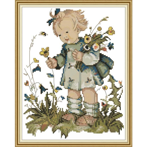 The flower girl
