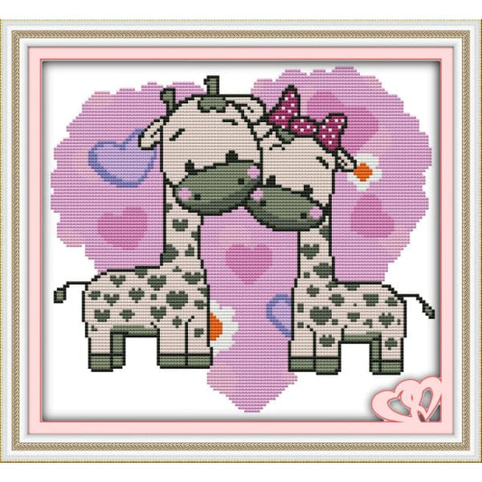 The giraffe couples