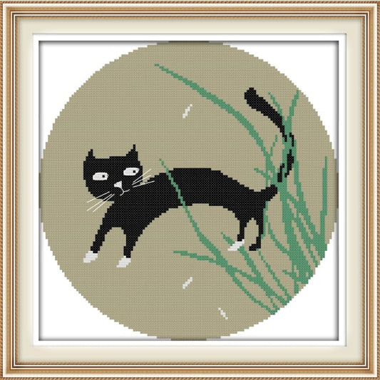 The little black cat