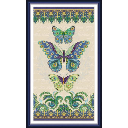 Three butterflies