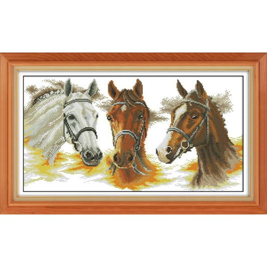 Three horses